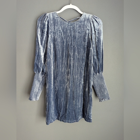 NWT. Free People Blue Dress With Liner In A Women's Size 0.